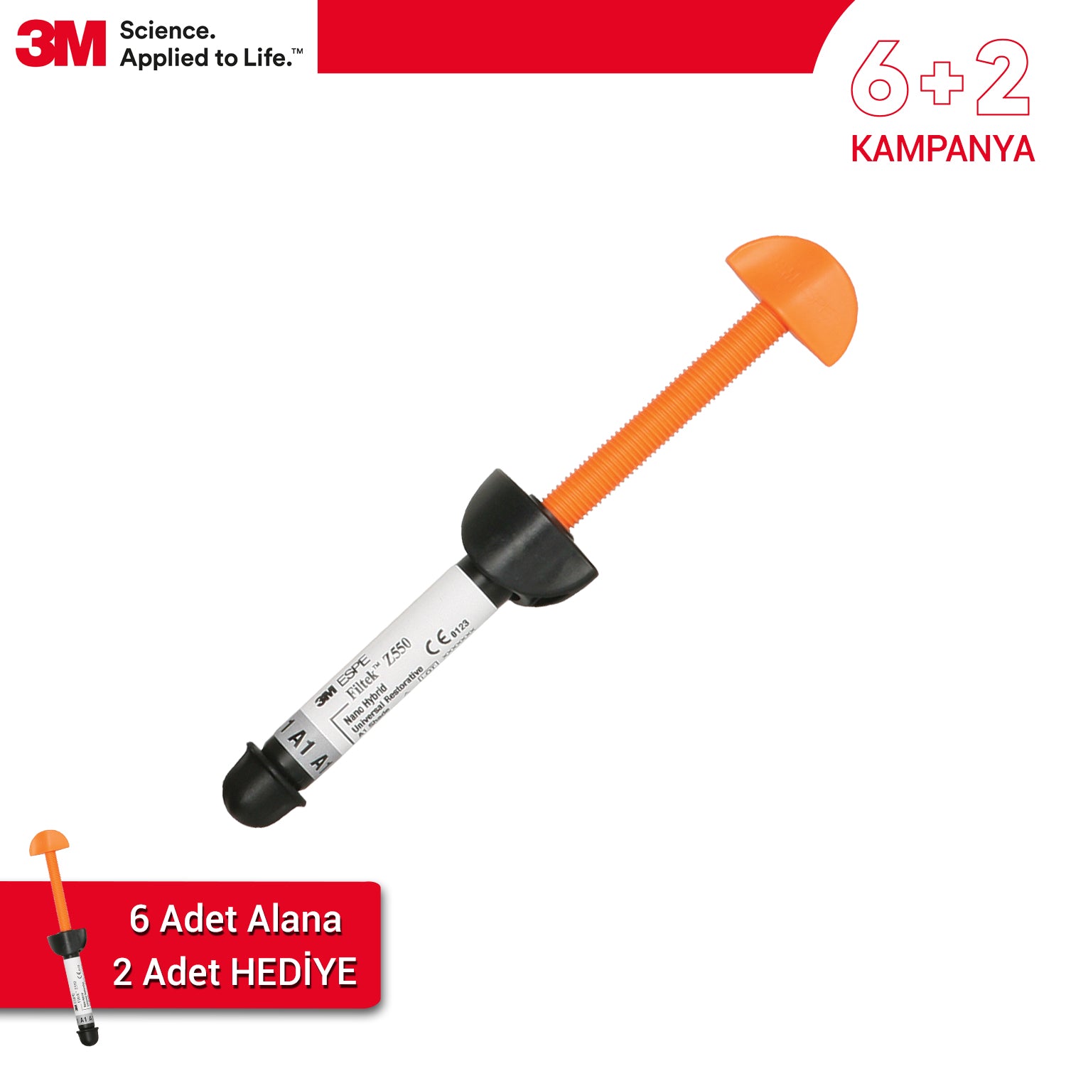 3M - 6+2 Offer Filtek Z550 Nano Hybrid Composite