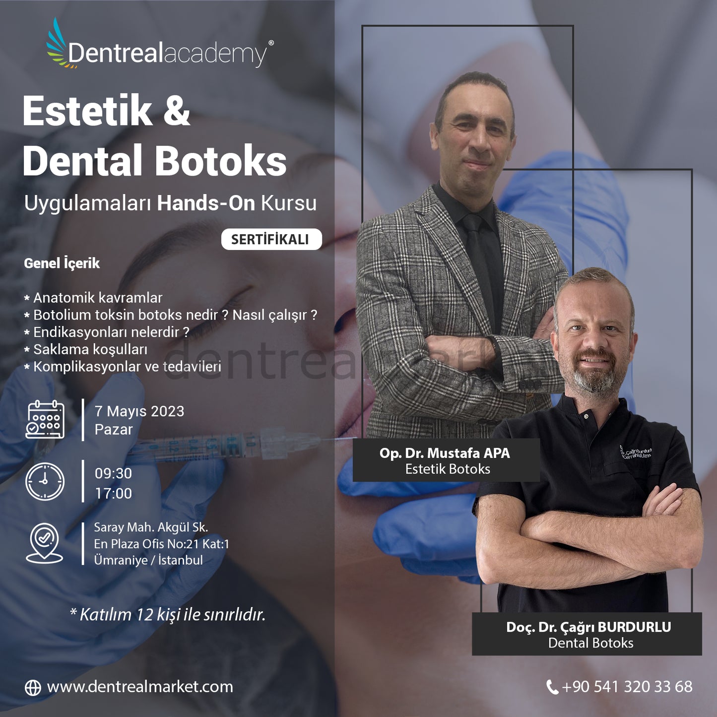 Aesthetic and Dental Botox Applications Hands-On Training