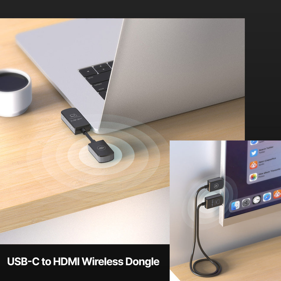 C1 USB-C to HDMI Wireless Display Dongle - Wireless HDMI Transmitter