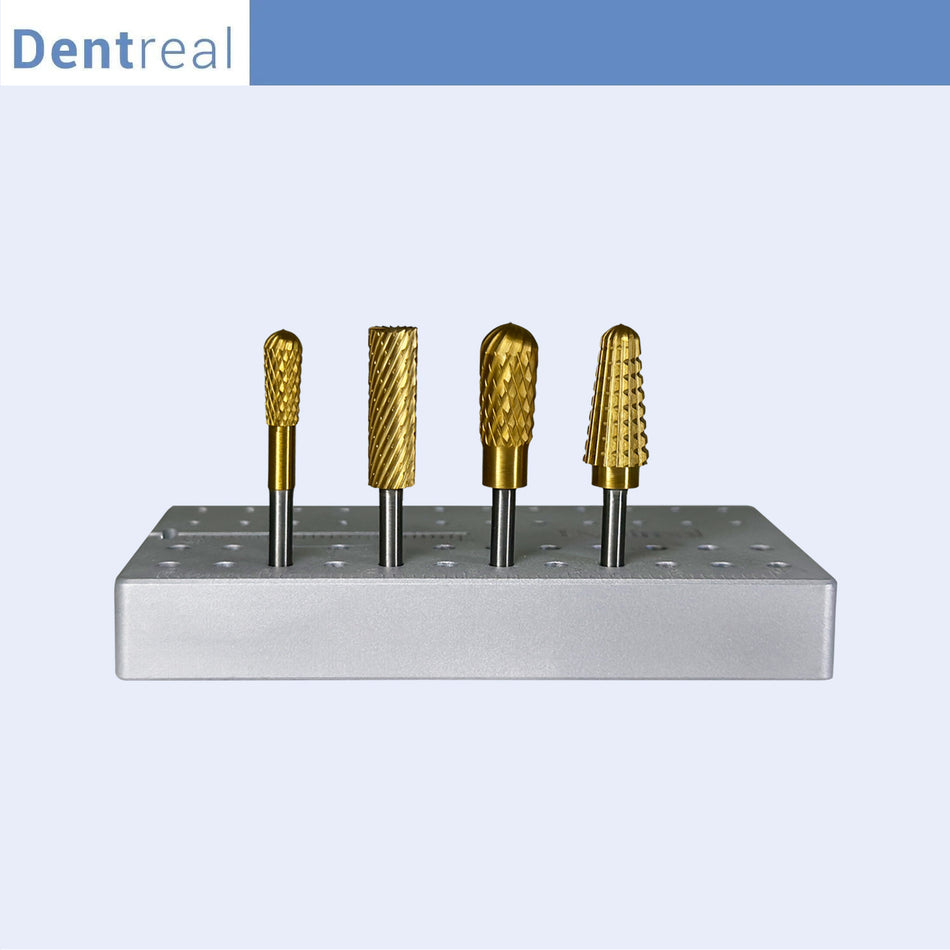 Dentreal | Tungsten Carpide Bone Correction and Trimming Bur Set - For Anguldurva