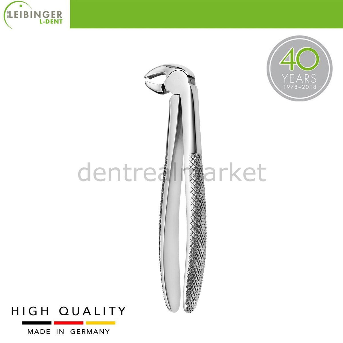 Leibinger - Adult Extracting Forceps 22 - Forceps for Lower Molars Forceps