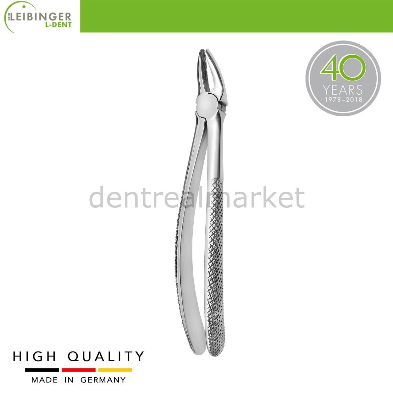 Leibinger - Adult Extracting Forceps 7 - Forceps for Upper Root and Bicuspid