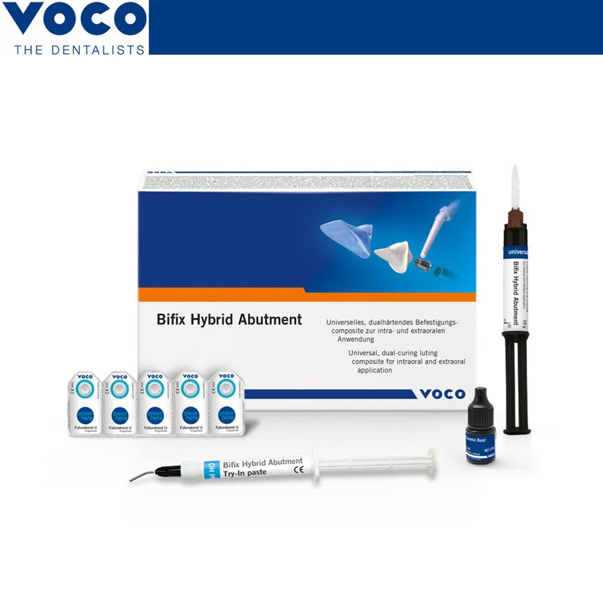 Voco - Bifix Hybrid Abutment Dual Cure Bonding Composite Kit