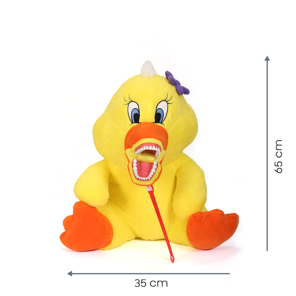 Yellow Chick Tooth Brush Teaching Model