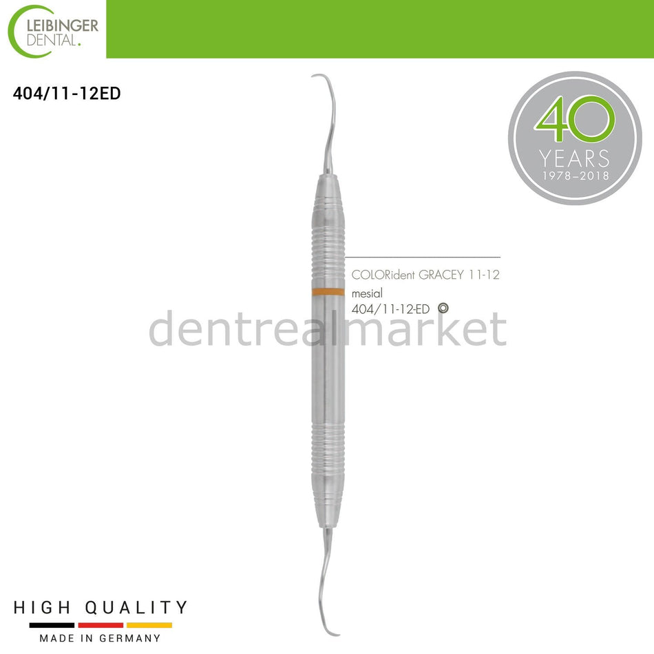 Leibinger - COLORident Gracey Curette 11 - 12 Mesial - Periodontal Curette