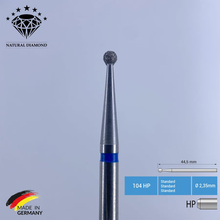 Frank Dental - Dental Natural Diamond Surgery Bur - 801 - For Handpiece - 5 Pcs