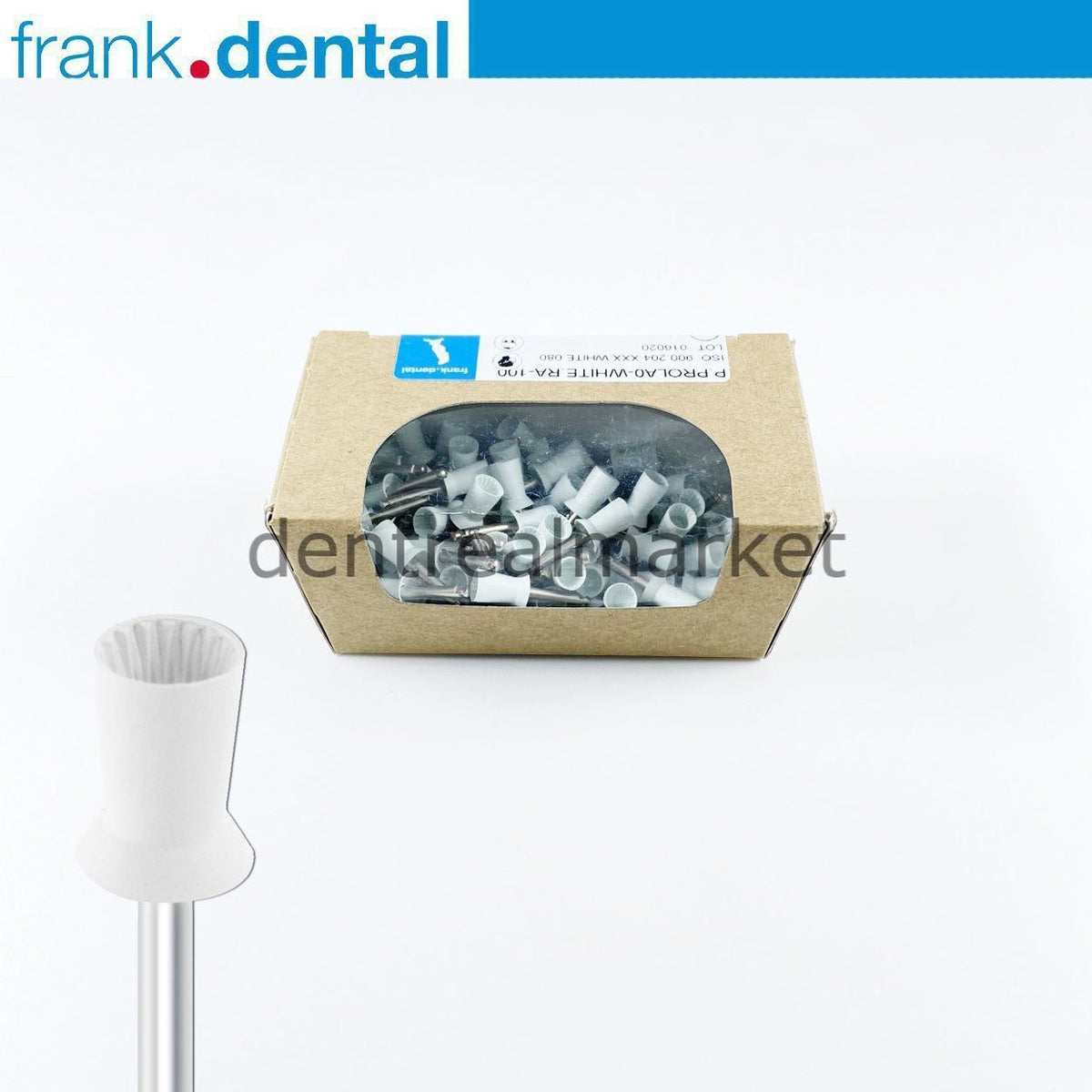 Frank Dental - Detertrage Polishing Rubber Soft - 100 pcs