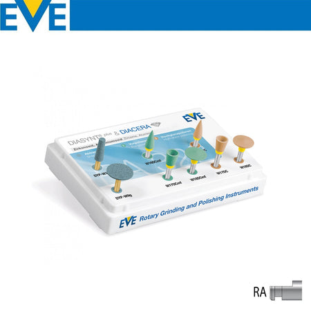 Eve Technik - Diacera With Diamond Content Zirconium Polishing Rubber Kit - RA322