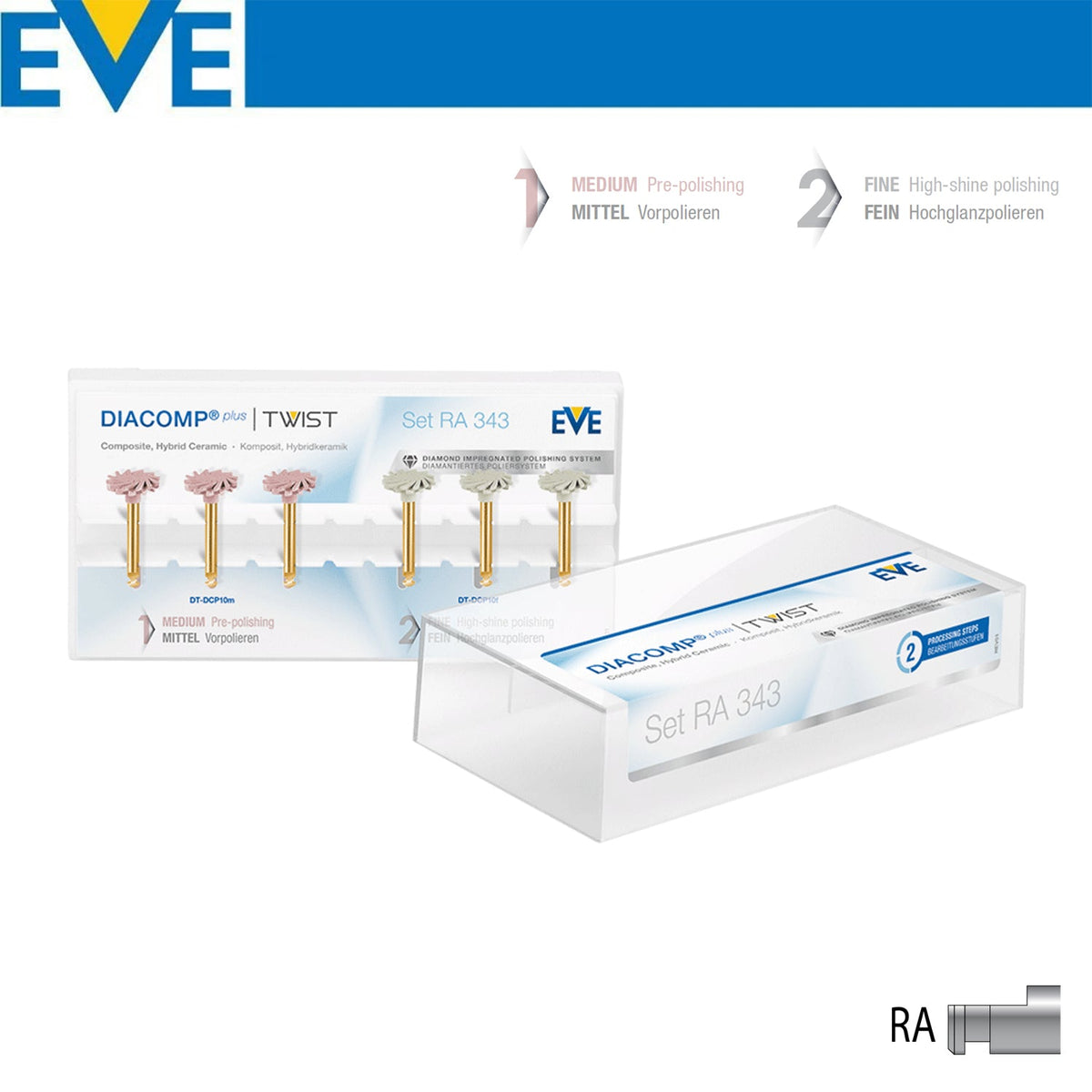 Eve Technik - Diacomp Plus Twist Composite Polishing Disc Kit - RA343