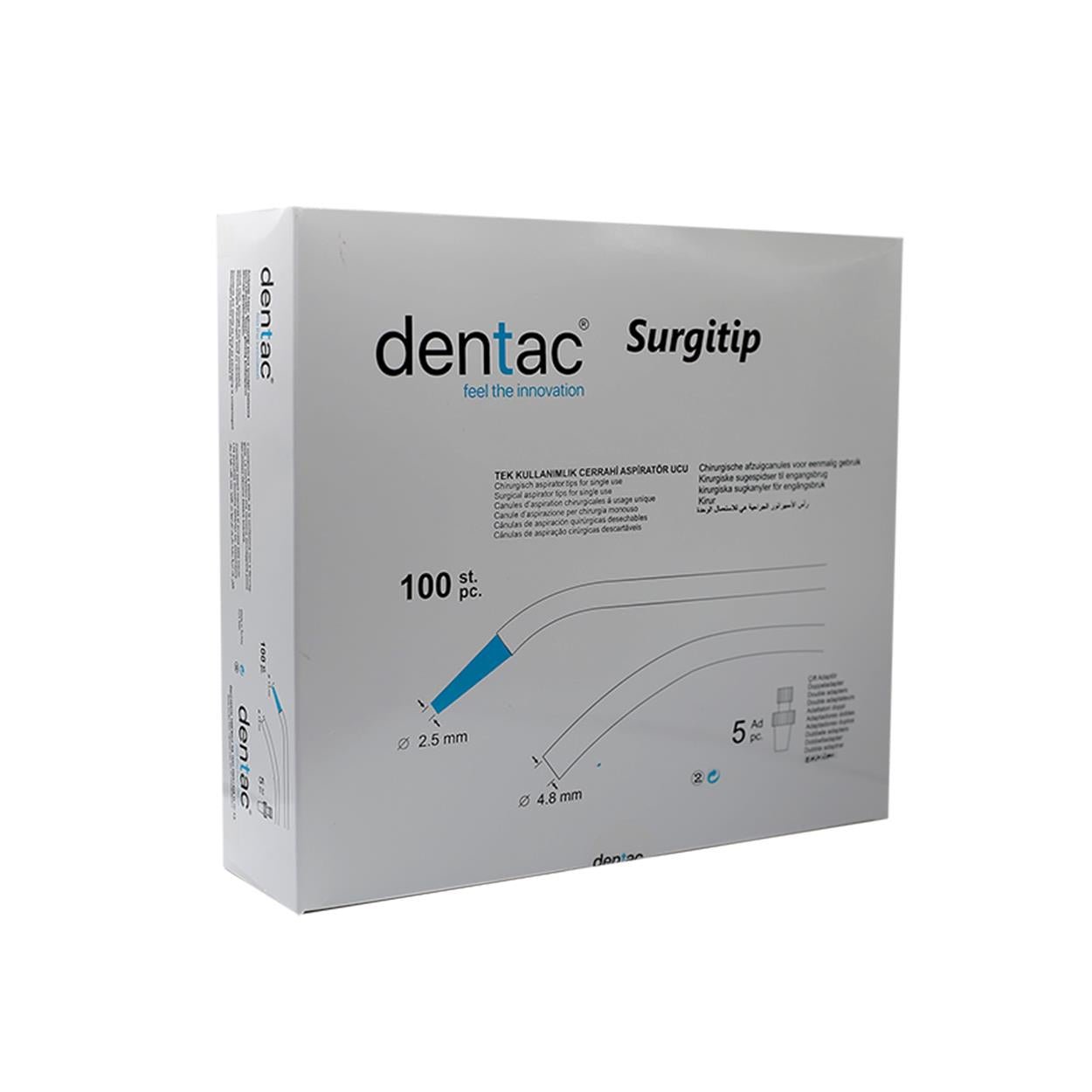 Dentac - Disposable Surgical Aspirator Tip - Surgitip