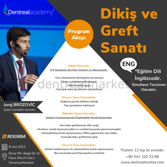 Advanced Surgery Course with Dr.Juray Brozovic - Suture and Graft Art
