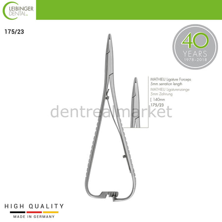 Leibinger - Mathieu Ligature Forceps - Ligatür Forseps - 140 mm