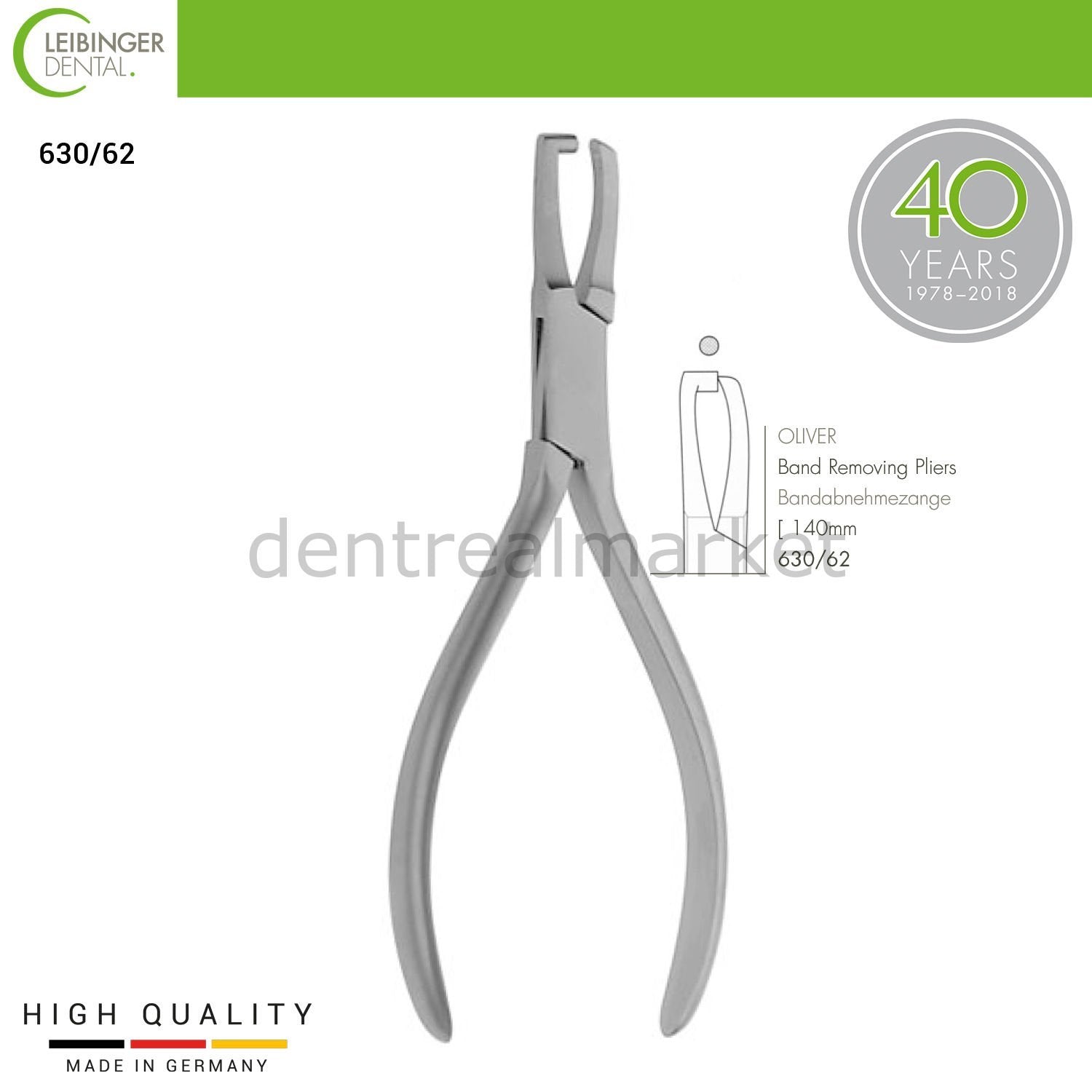 Leibinger - Oliver Band Removing Pliers - Removing Pliers - 140 mm