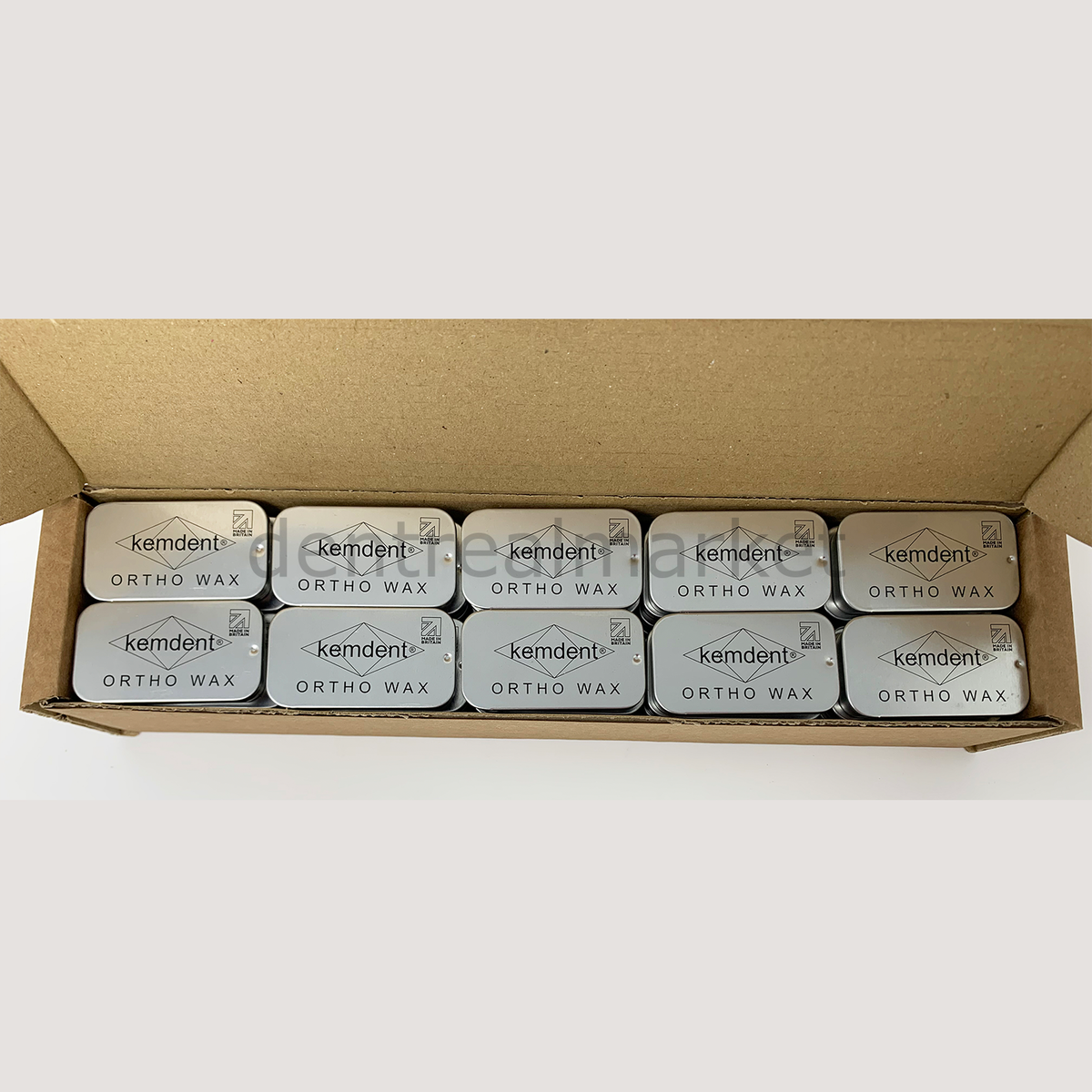 DentrealStore - Kemdent Orthodontic Wax - Braces Wax - Orthodontic Braces Wax - 50 Box