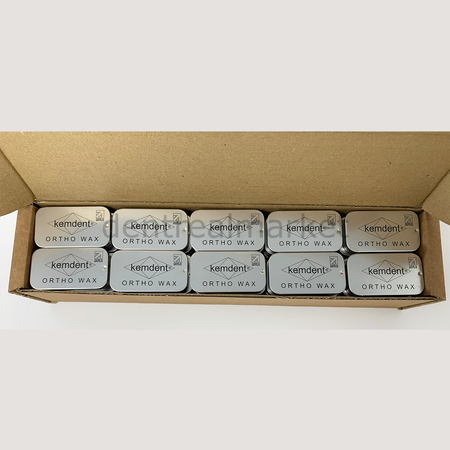 DentrealStore - Kemdent Orthodontic Wax - Braces Wax - Orthodontic Braces Wax - 50 Box