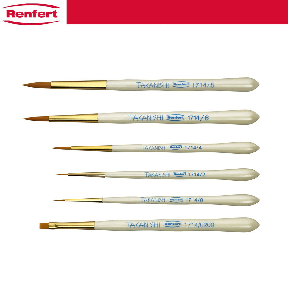 Renfert - Takanishi Synthetic Bristle Brush Kit