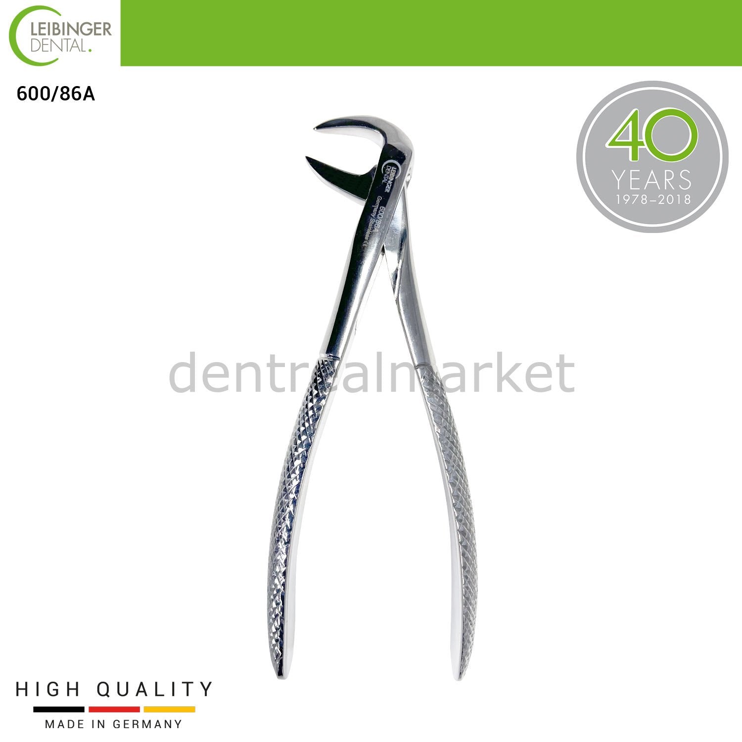 Leibinger - Tooth Extracting Forceps 86A - Furcation Forceps