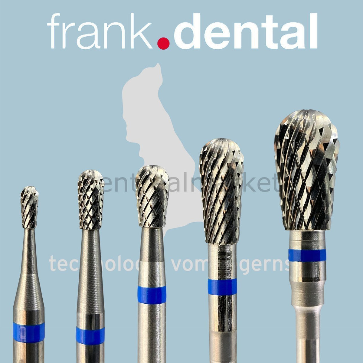 Frank Dental - Tungsten Carpide Monster Hard Burs - 77K