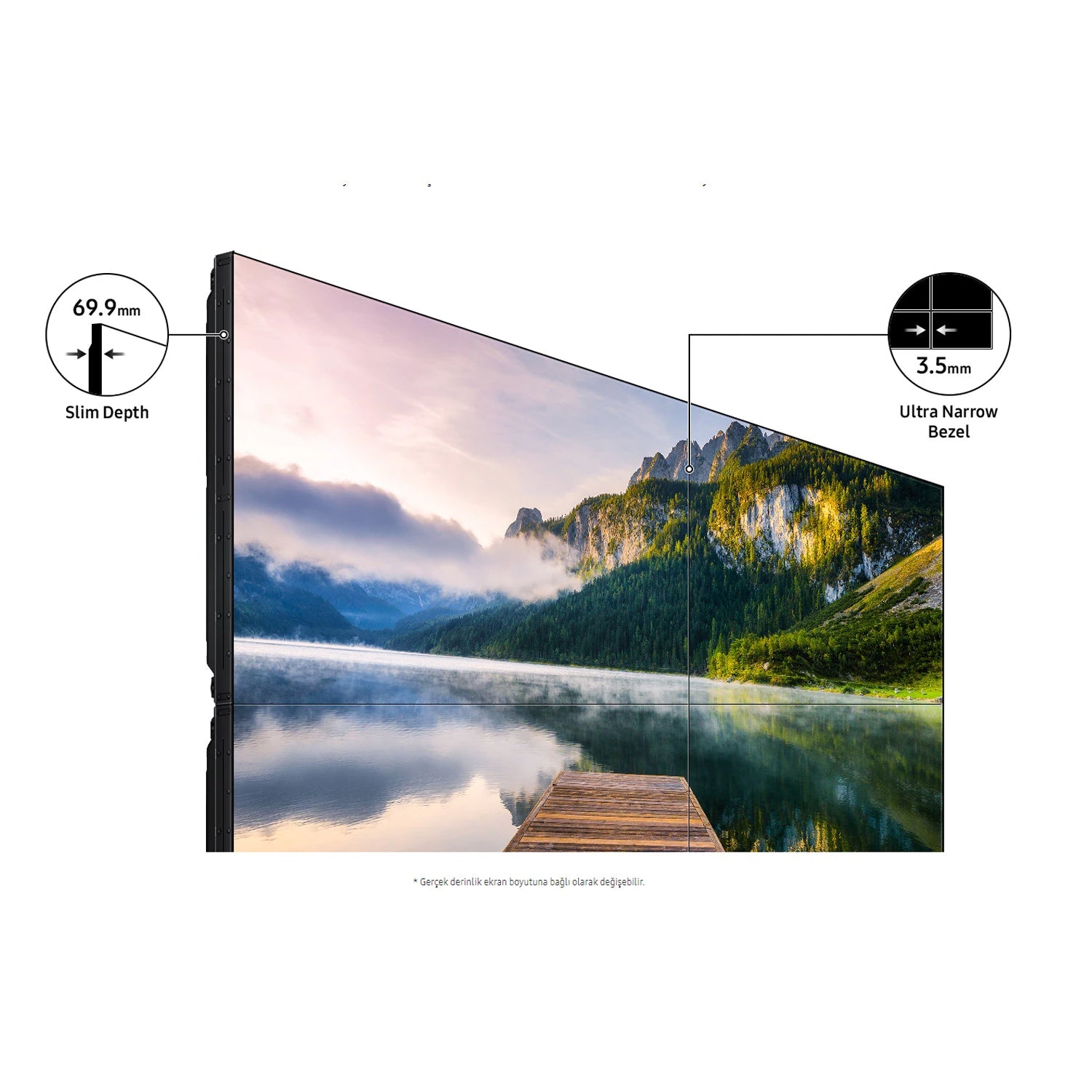 Samsung - VM55B - U'' Framed Video Wall - Manageable Video Display