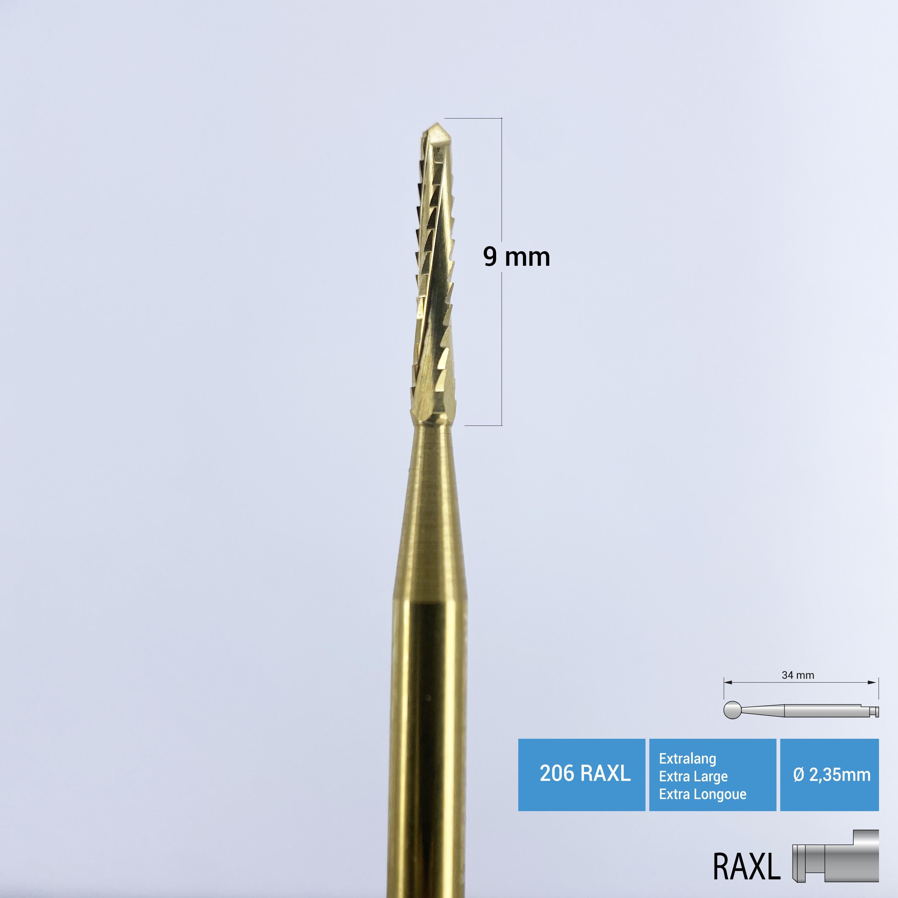 DentrealStore - Frank Dental Titanium Coated Carbide Lindemann Bone Cutter - 162 RA