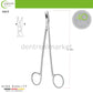 Iris Serrated Surgical Scissors - Stainless Steel - Curved - 16 cm