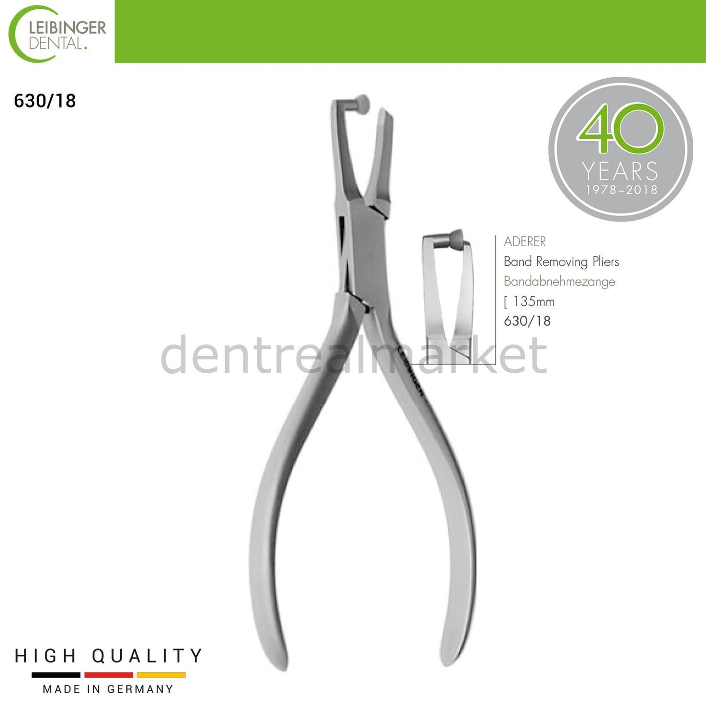 Aderer Band Removing Pliers - Tape Removal Pliers - 135 mm