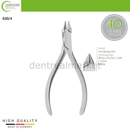 DentrealStore - Leibinger Angle Wire Bending Pliers - Angle Wire Bending Pliers - 125 mm