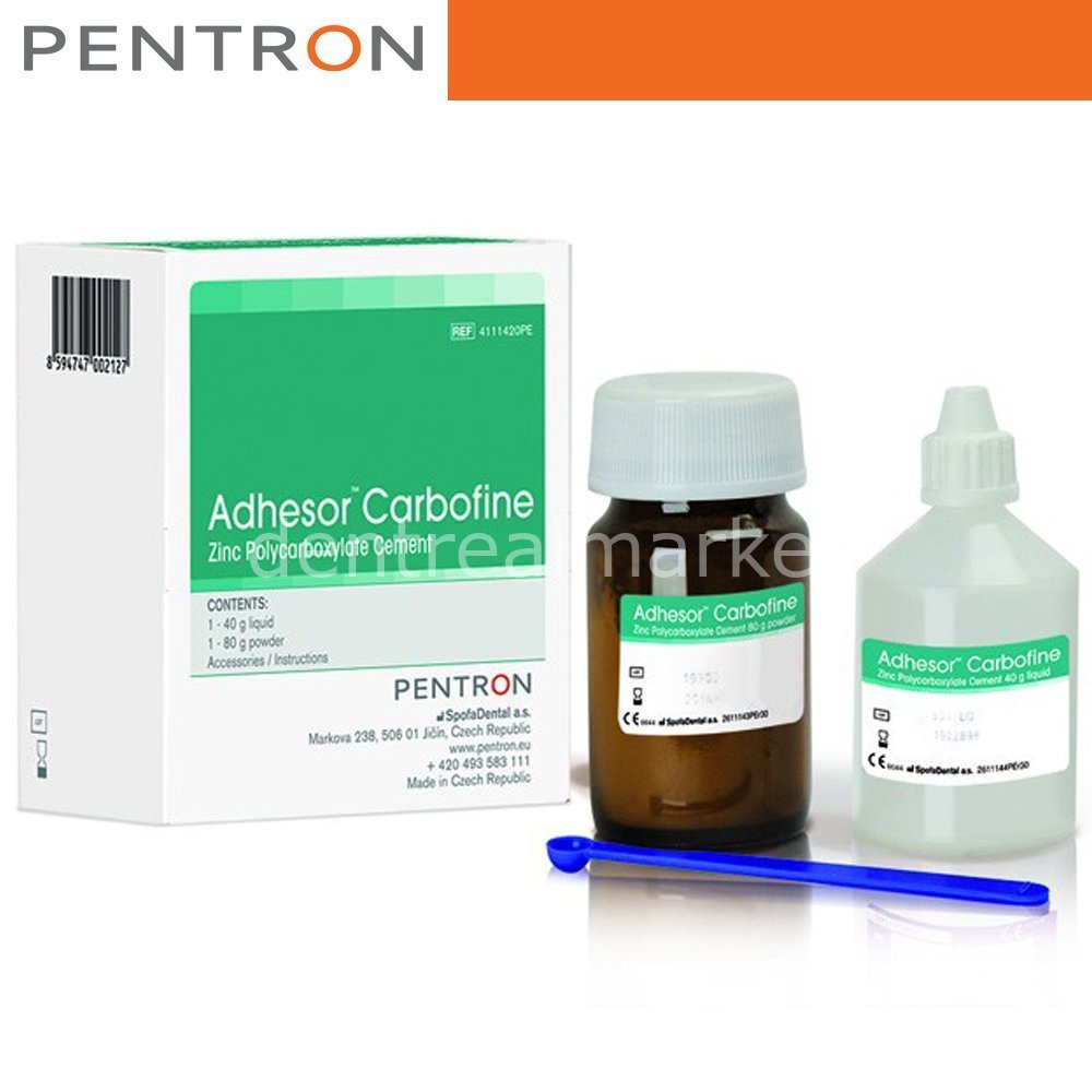 Adhesor Carbofine Polycarboxylate Cement Set -100 Pcs