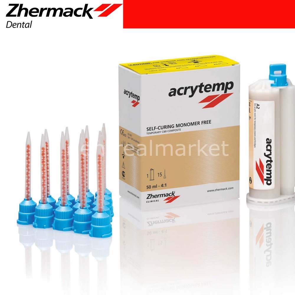 DentrealStore - Zhermack Acrytemp Temporary Crown and Bridge Material