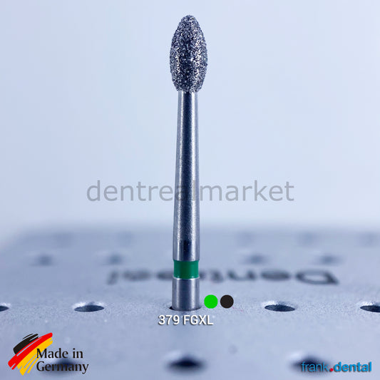 Dental Natural Diamond Bur - 379 FGXL - Pins - 5 Pcs