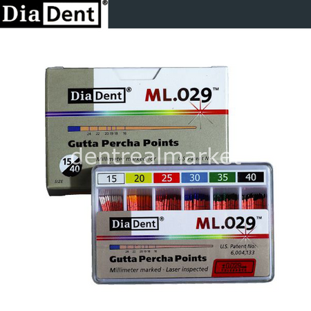 DentrealStore - Diadent Gutta Percha Point Striped