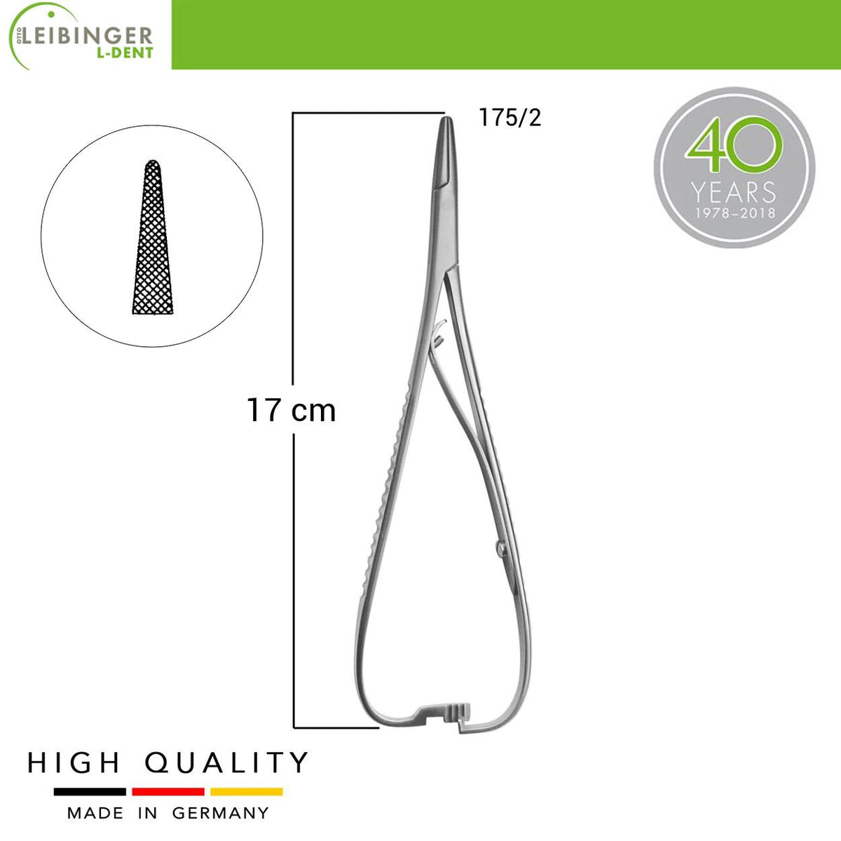 DentrealStore - Leibinger Mathieu Needle Holder 17cm