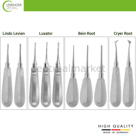 DentrealStore - Leibinger Elevator and Luxators Full Set - Dental Instruments