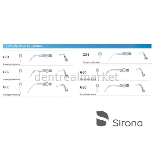 Scaling Tips for Sirona - Scaling Tips - Compatible with Sirona Scaler