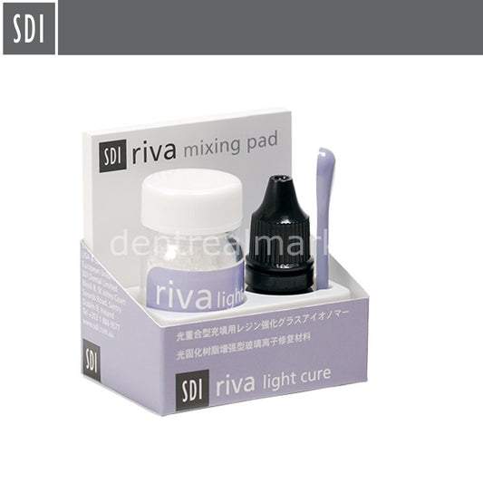 Riva Light Cure Glass Ionomer Powder / Liquid Kit