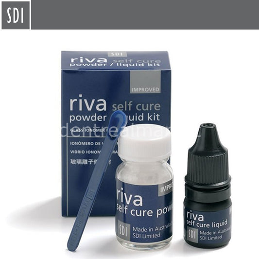 Riva Self Cure Glass Ionomer Powde&Liquid A2 Kit
