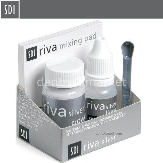 Riva Silver Mercury-Free Restorative Material Powder&Liquid Kits