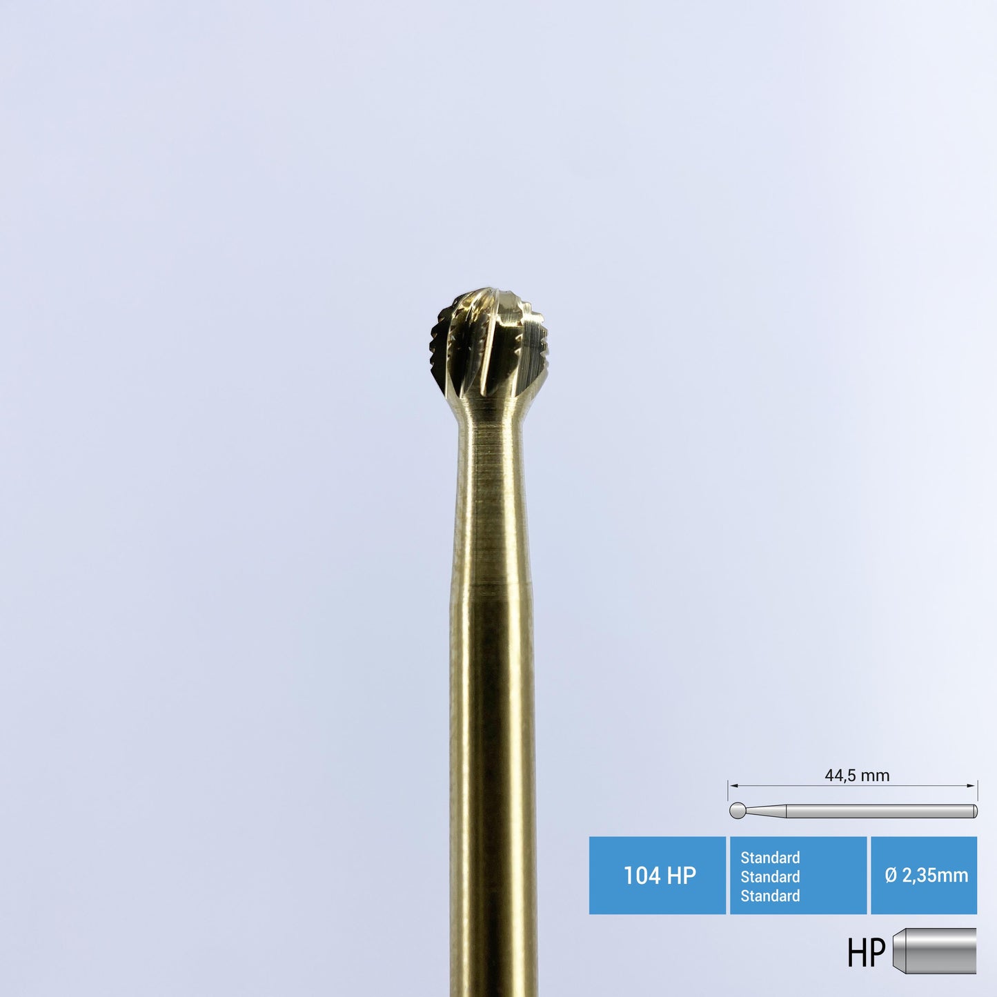 Titanium Coated Carbide Surgery Bur - 141A HP - for Surgery Handpiece