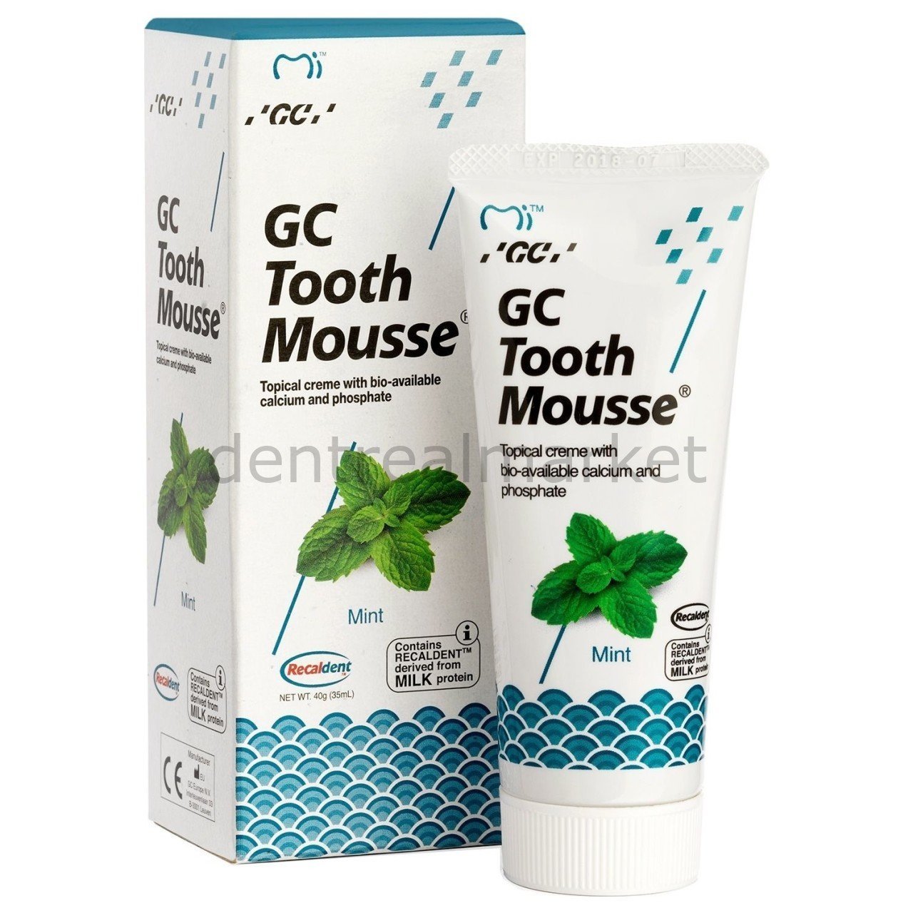 Tooth Mousse Topical Cream 40 g -With Mint