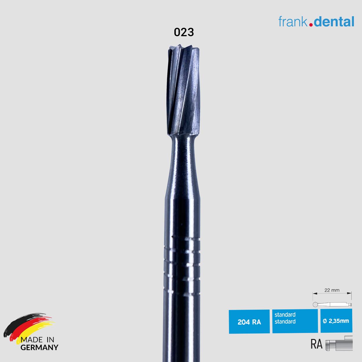 DentrealStore - Frank Dental Tungsten Carpide Bur - C.21RA - for Contra-Angle - 5 Piece